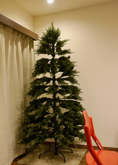 クリスマスツリー 210cm ヨーロピアンブルースプルースツリースリム - 4