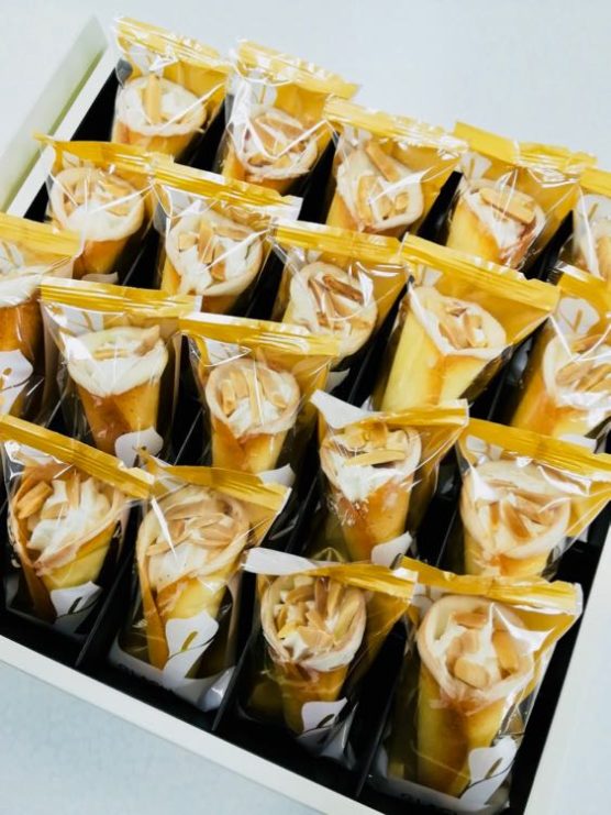 オードリー「グレイシア リュクス」の箱を開けたところ【かわいいお菓子】